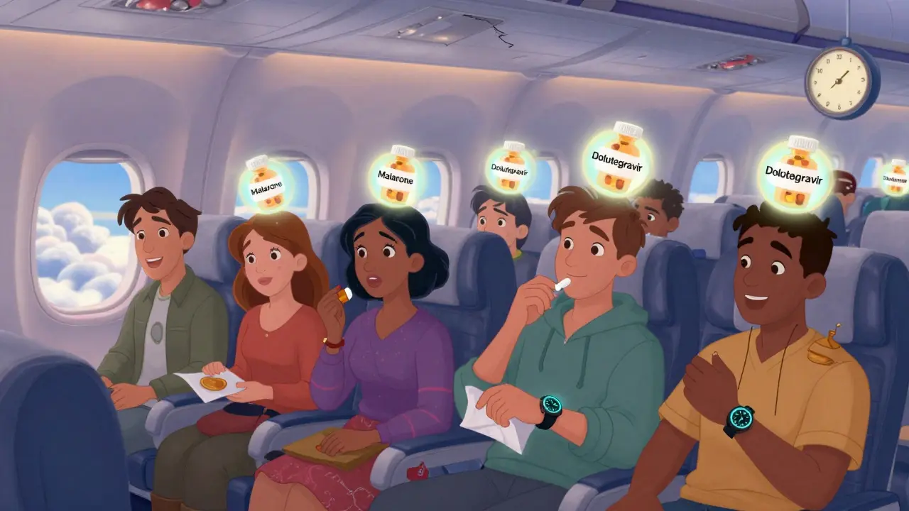 How to Time Antibiotics and Antimalarials Across Time Zones